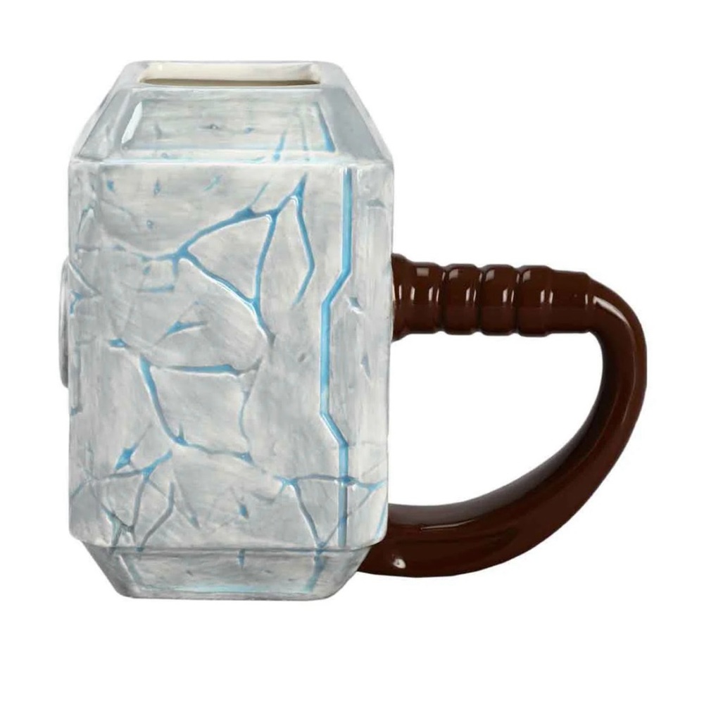 Marvel Thor Cracked Mjolnir 16oz. Sculpted Ceramic Mug